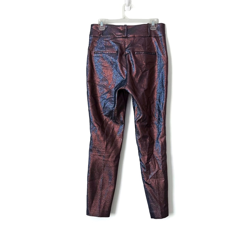 VERONICA BEARD Ashburn Metallic Blazer/Pants Full Suit Set Sz 6 - Picture 10 of 13